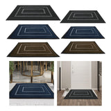 Maxbell Front Door Mat Living Room Nonslip Hotel Durable Front Porch Welcome Doormat 45cmx75cm Grey