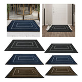 Maxbell Front Door Mat Living Room Nonslip Hotel Durable Front Porch Welcome Doormat 45cmx75cm Grey