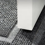 Maxbell Front Door Mat Living Room Nonslip Hotel Durable Front Porch Welcome Doormat 45cmx75cm Grey