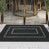 Maxbell Front Door Mat Living Room Nonslip Hotel Durable Front Porch Welcome Doormat 45cmx75cm Grey