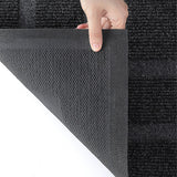 Maxbell Front Door Mat Living Room Nonslip Hotel Durable Front Porch Welcome Doormat 60cmx90cm Grey