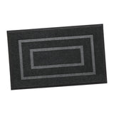 Maxbell Front Door Mat Living Room Nonslip Hotel Durable Front Porch Welcome Doormat 60cmx90cm Grey