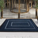 Maxbell Front Door Mat Living Room Nonslip Hotel Durable Front Porch Welcome Doormat 45cmx75cm Blue