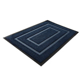 Maxbell Front Door Mat Living Room Nonslip Hotel Durable Front Porch Welcome Doormat 60cmx90cm Blue