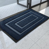 Maxbell Front Door Mat Living Room Nonslip Hotel Durable Front Porch Welcome Doormat 60cmx90cm Blue