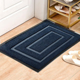 Maxbell Front Door Mat Living Room Nonslip Hotel Durable Front Porch Welcome Doormat 60cmx90cm Blue