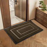 Maxbell Front Door Mat Living Room Nonslip Hotel Durable Front Porch Welcome Doormat 45cmx75cm Brown