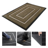 Maxbell Front Door Mat Living Room Nonslip Hotel Durable Front Porch Welcome Doormat 60cmx90cm Brown