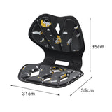 Maxbell Sitting Posture Correction Chair Portable Posture Corrector for Office Chair Black