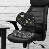 Maxbell Sitting Posture Correction Chair Portable Posture Corrector for Office Chair Black