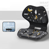 Maxbell Sitting Posture Correction Chair Portable Posture Corrector for Office Chair Black