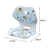 Maxbell Sitting Posture Correction Chair Portable Posture Corrector for Office Chair Blue