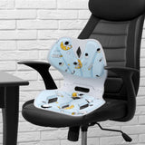 Maxbell Sitting Posture Correction Chair Portable Posture Corrector for Office Chair Blue