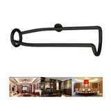 Maxbell Wall Mounted Wine Rack Metal Wine Storage Shelf for Home Kitchen Dining Room Black