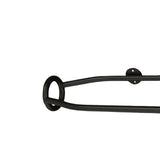 Maxbell Wall Mounted Wine Rack Metal Wine Storage Shelf for Home Kitchen Dining Room Black