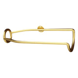 Maxbell Wall Mounted Wine Rack Metal Wine Storage Shelf for Home Kitchen Dining Room Gold