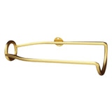 Maxbell Wall Mounted Wine Rack Metal Wine Storage Shelf for Home Kitchen Dining Room Gold