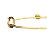 Maxbell Wall Mounted Wine Rack Metal Wine Storage Shelf for Home Kitchen Dining Room Gold