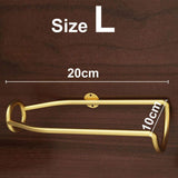 Maxbell Wall Mounted Wine Rack Metal Wine Storage Shelf for Home Kitchen Dining Room Gold