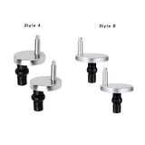 Maxbell 2x Toilet Seat Hinge Fixings Durable Universal Toilet Seat Replacement Parts Style A