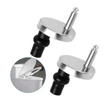 Maxbell 2x Toilet Seat Hinge Fixings Durable Universal Toilet Seat Replacement Parts Style A