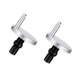 Maxbell 2x Toilet Seat Hinge Fixings Durable Universal Toilet Seat Replacement Parts Style B