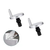 Maxbell 2x Toilet Seat Hinge Fixings Durable Universal Toilet Seat Replacement Parts Style B