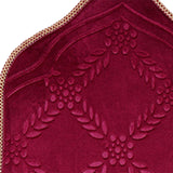 Maxbell Prayer Rug Soft Turkish Portable Muslim Prayer Mat for Adults Men Women Kids Red