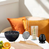 Maxbell 6x Matcha Tea Ceremony Set Traditional Matcha Set for Home Table Living Room Black