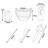 Maxbell 6x Matcha Tea Ceremony Set Traditional Matcha Set for Home Table Living Room Green