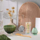 Maxbell 6x Matcha Tea Ceremony Set Traditional Matcha Set for Home Table Living Room Green