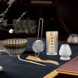Maxbell 6x Matcha Tea Ceremony Set Traditional Matcha Set for Home Table Living Room Light Green