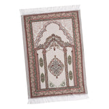 Maxbell Muslim Mat Floor Carpet Blanket Ethnic Style Prayer Mat for Temple Women Men Style A