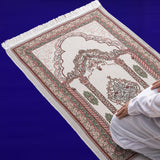 Maxbell Muslim Mat Floor Carpet Blanket Ethnic Style Prayer Mat for Temple Women Men Style A