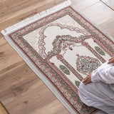 Maxbell Muslim Mat Floor Carpet Blanket Ethnic Style Prayer Mat for Temple Women Men Style A