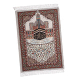 Maxbell Muslim Mat Floor Carpet Blanket Ethnic Style Prayer Mat for Temple Women Men Style B