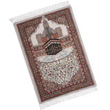 Maxbell Muslim Mat Floor Carpet Blanket Ethnic Style Prayer Mat for Temple Women Men Style B