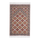 Maxbell Muslim Mat Floor Carpet Blanket Ethnic Style Prayer Mat for Temple Women Men Style C