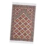 Maxbell Muslim Mat Floor Carpet Blanket Ethnic Style Prayer Mat for Temple Women Men Style C