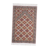 Maxbell Muslim Mat Floor Carpet Blanket Ethnic Style Prayer Mat for Temple Women Men Style C