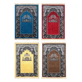 Maxbell Prayer Rug Rectangle Unique Portable Islamic Gift for Meditation Travel Kids Blue