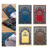 Maxbell Prayer Rug Rectangle Unique Portable Islamic Gift for Meditation Travel Kids Blue