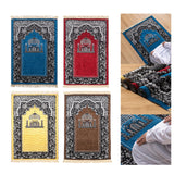 Maxbell Prayer Rug Rectangle Unique Portable Islamic Gift for Meditation Travel Kids Blue