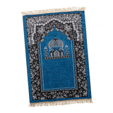Maxbell Prayer Rug Rectangle Unique Portable Islamic Gift for Meditation Travel Kids Blue