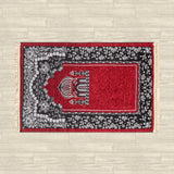 Maxbell Prayer Rug Rectangle Unique Portable Islamic Gift for Meditation Travel Kids Red