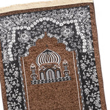 Maxbell Prayer Rug Rectangle Unique Portable Islamic Gift for Meditation Travel Kids Coffee