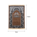 Maxbell Prayer Rug Rectangle Unique Portable Islamic Gift for Meditation Travel Kids Coffee
