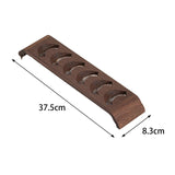 Maxbell Tea Cup Rack Wooden Crafts Tea Cup Drain Rack for Kung Fu Tea Office Camping