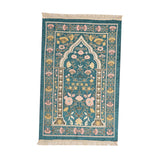 Maxbell Muslim Prayer Rug Area Rug Decoration Rectangle Floor Rug Home Prayer Carpet