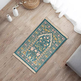 Maxbell Muslim Prayer Rug Area Rug Decoration Rectangle Floor Rug Home Prayer Carpet